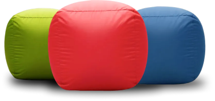 Colorful therapy cushions