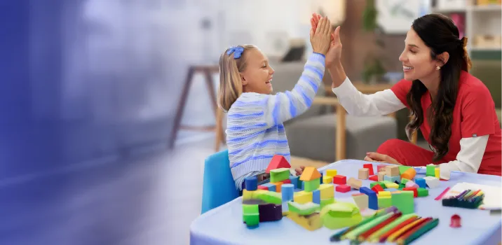 Pediatric therapy session